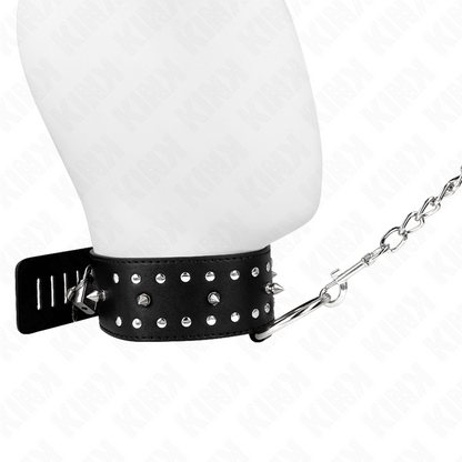 KINK - NÁHRDELNÍK S VODÍTKEM 65 CM SE STŘÍBRNÝMI PĚNAMI MODEL 1 NASTAVITELNÝ 36-43 CM X 5 CM