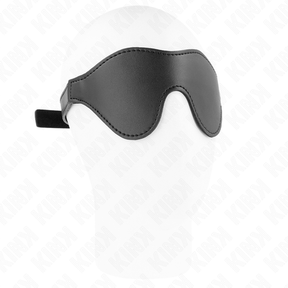 KINK - KOŽENKOVÝ OBVAZ 20 x 8 CM SE ZAPÍNÁNÍM NA SUCHÝ ZIP, NASTAVITELNÝ 17-21 CM