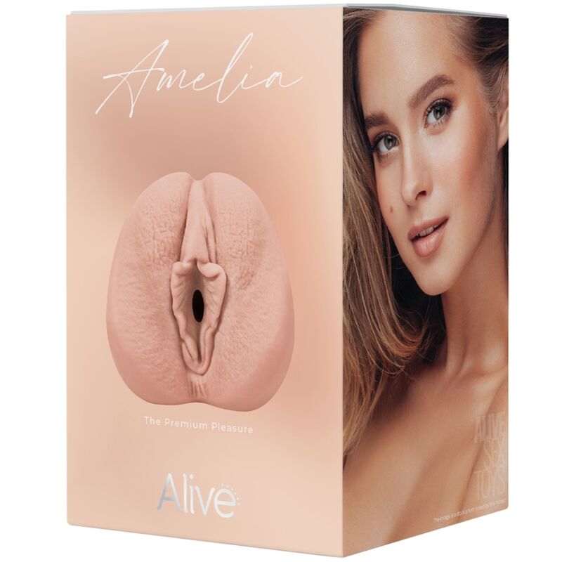 ŽIVÝ - AMELIA MUŽSKÝ MASTURBATOR VAGINÁLNÍ SUPER REALISTICKÝ FLESH