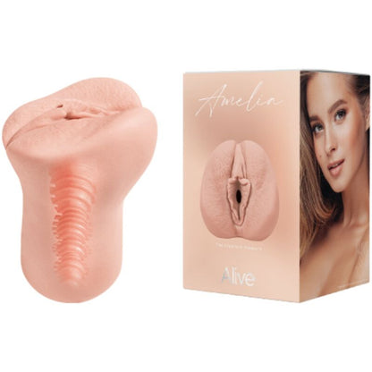 ŽIVÝ - AMELIA MUŽSKÝ MASTURBATOR VAGINÁLNÍ SUPER REALISTICKÝ FLESH