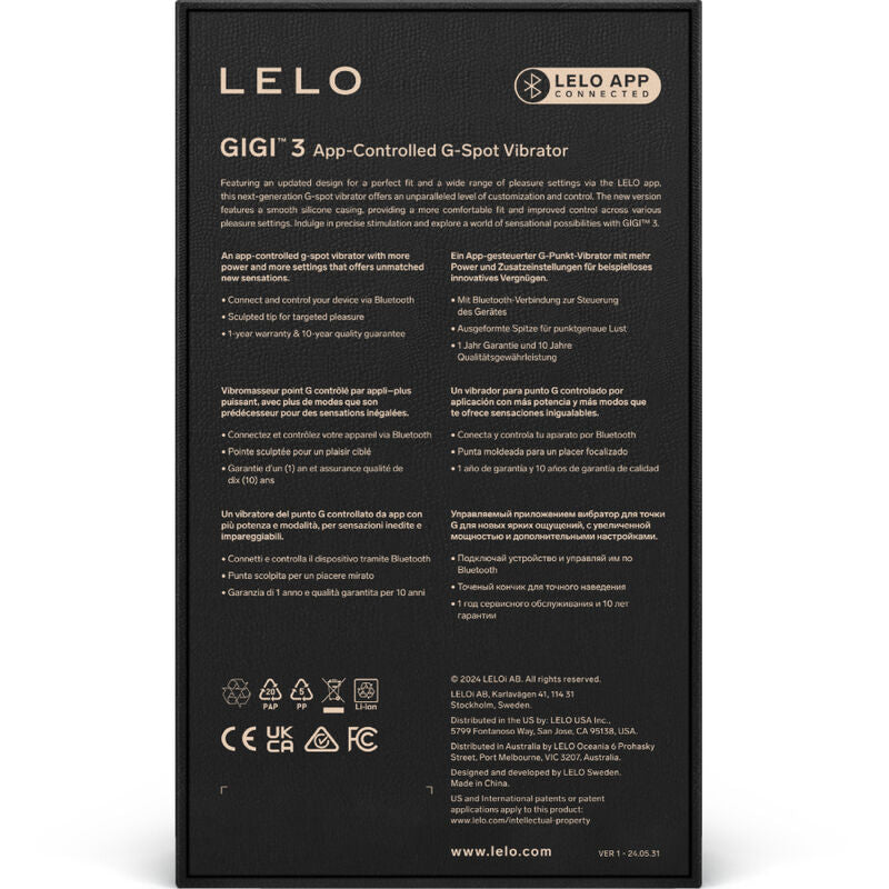 LELO - VIBRATOR G-SPOT GIGI™ 3 FIALOVÝ