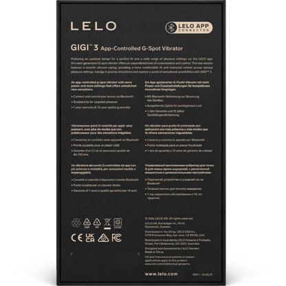 LELO - VIBRATOR G-SPOT GIGI™ 3 FIALOVÝ