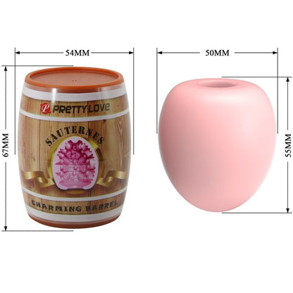 PRETTY LOVE - MUŽSKÝ MASTURBÁTOR VEJCE RŮŽOVÝ MODEL 2