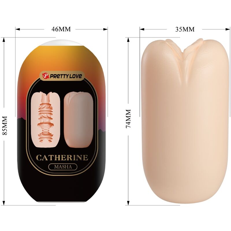 Krásná láska - Masha, mužský masturbátor, tělo