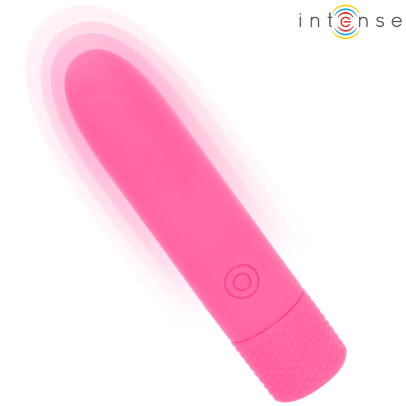 INTENSE - SYMONE USB DOBÍJECÍ VIBRACE BULLET 8 VIBRACÍ RŮŽOVÁ 10 X 2,2 CM