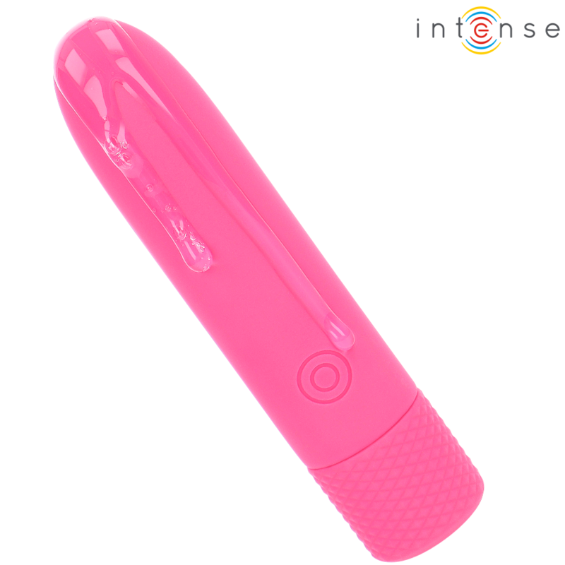 INTENSE - SYMONE USB DOBÍJECÍ VIBRACE BULLET 8 VIBRACÍ RŮŽOVÁ 10 X 2,2 CM