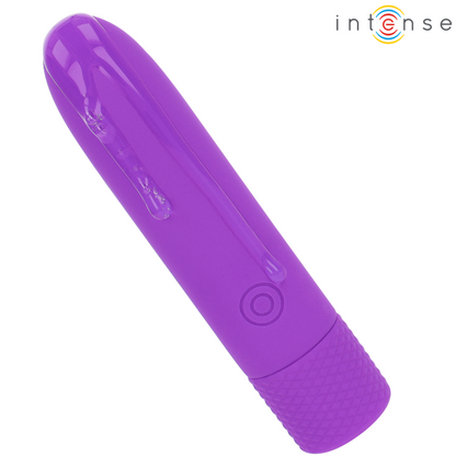 INTENSE - SYMONE USB DOBÍJECÍ VIBRACE BULLET 8 VIBRACÍ FIALOVÁ 10 X 2,2 CM