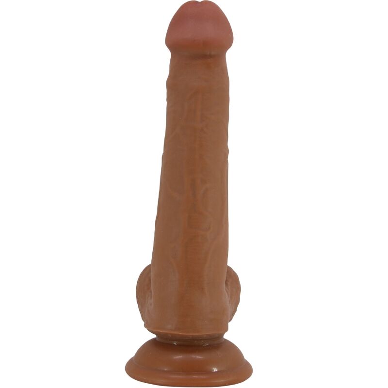 PRETTY LOVE - VYSOKÉ REALISTICKÉ DILDO 22 CM HNĚDÉ