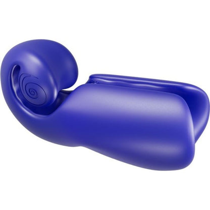SNAIL VIBE - EVO PRO NĚJ PÁNSKÝ MASTURBÁTOR S VYSOUVACÍM ROLÁČKEM TMAVĚ MODRÝ
