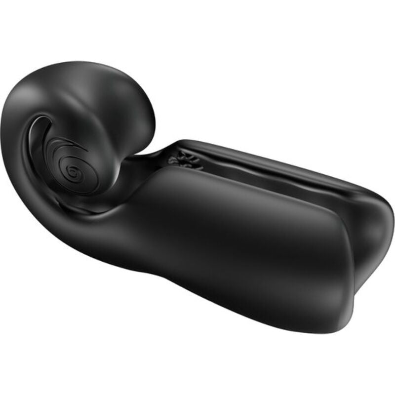 SNAIL VIBE - EVO PRO NĚJ PÁNSKÝ MASTURBÁTOR S VYSUVNÝM ROLÁČKEM, ČERNÁ