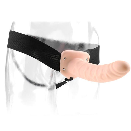 FETISH FANTASY SERIES - 19 CM DUTÝ PŘÍRODNÍ STRAP-ON