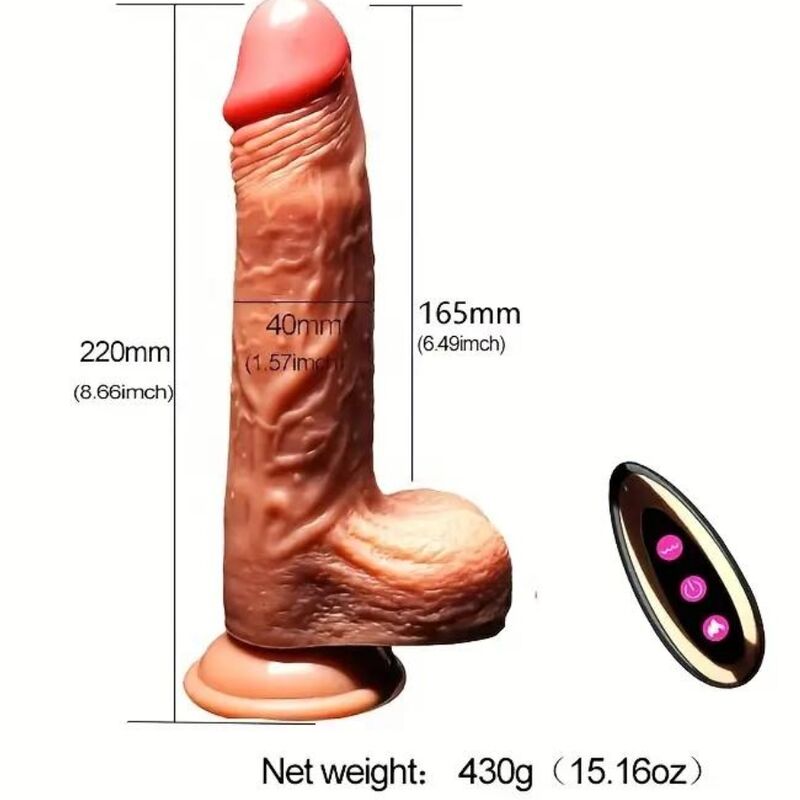 ARMONY - DOBÍJECÍ VIBRACE REALISTICKÉ DILDO