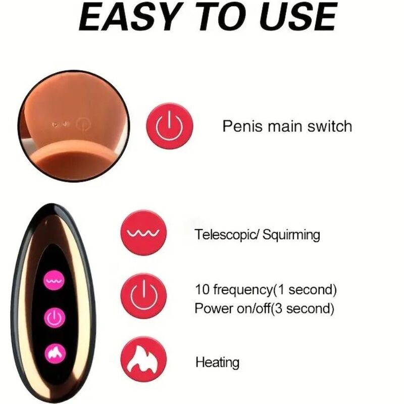 ARMONY - DOBÍJECÍ VIBRACE REALISTICKÉ DILDO