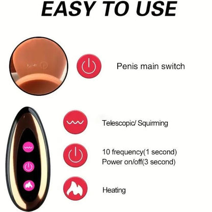 ARMONY - DOBÍJECÍ VIBRACE REALISTICKÉ DILDO