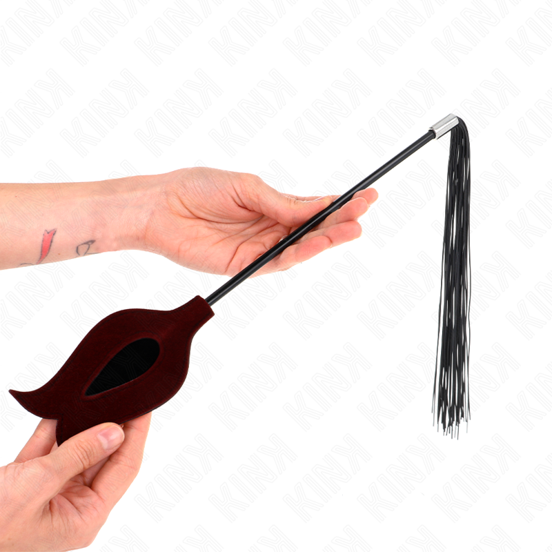 KINK - SILIKONOVÝ BIČ VE TVARU RŮŽE 45 CM