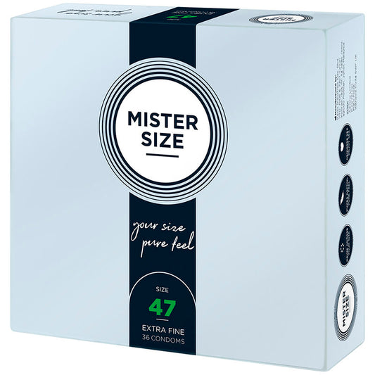 MISTER SIZE - KONDOMY VELIKOST XS 47 MM (36 KS)