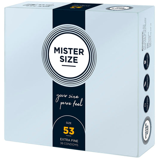 MISTER SIZE - VELIKOST KONDOMŮ M 53 MM (36 KS)