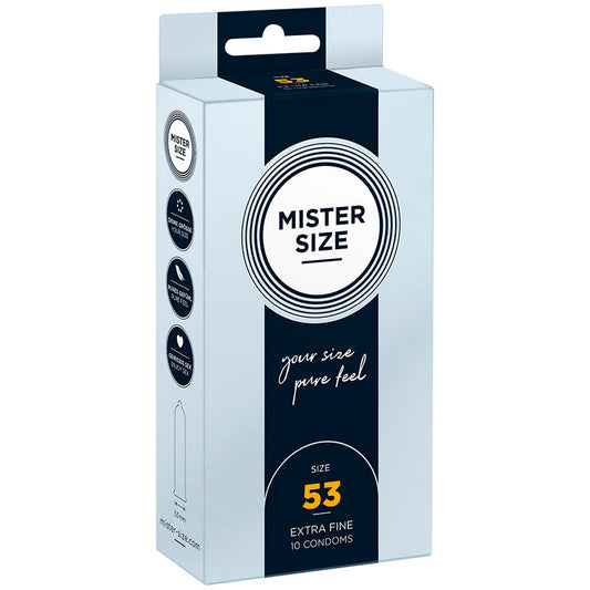 MISTER SIZE - VELIKOST KONDOMŮ M 53 MM (10 KS)