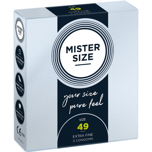 MISTER SIZE - VELIKOST KONDOMŮ S 49 MM (3 KS)