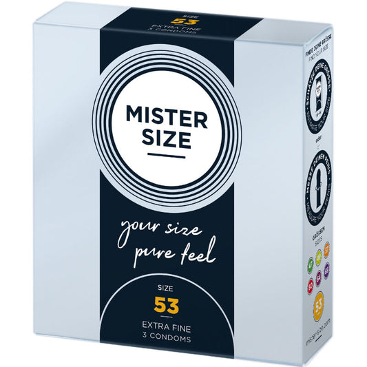 MISTER SIZE - VELIKOST KONDOMŮ M 53 MM (3 KS)