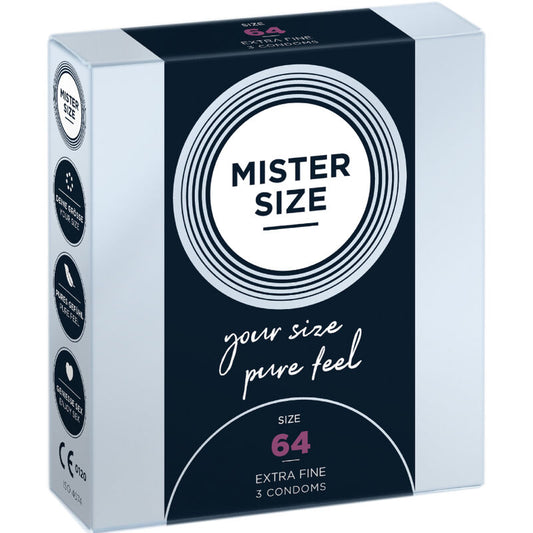 MISTER SIZE - KONDOMY VELIKOST XXL 64 MM (3 KS)