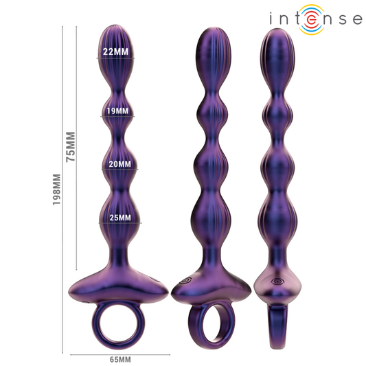 INTENSE - JACKIE VIBRAČNÍ ANÁLNÍ KOlík MODEL 1 s dálkovým ovládáním