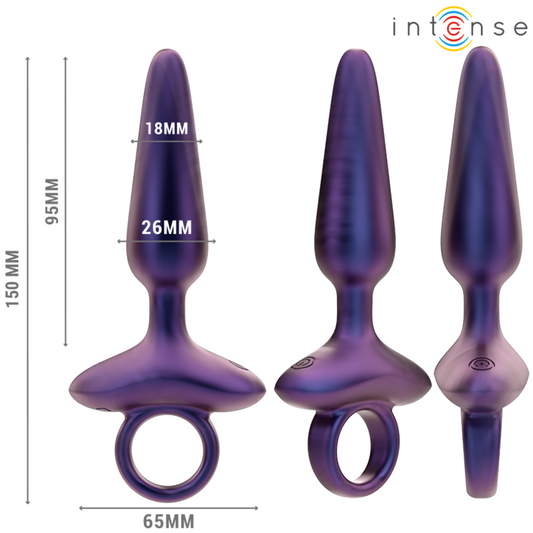 INTENSE - VIBRAČNÍ ANÁLNÍ KOČKA MARLON MODEL 4 S DÁLKOVÝM OVLÁDÁNÍM