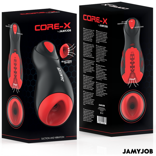JAMYJOB - AUTOMATICKÝ MASTURBÁTOR CORE-X 5 REŽIMŮ SÁNÍ A VIBRACE