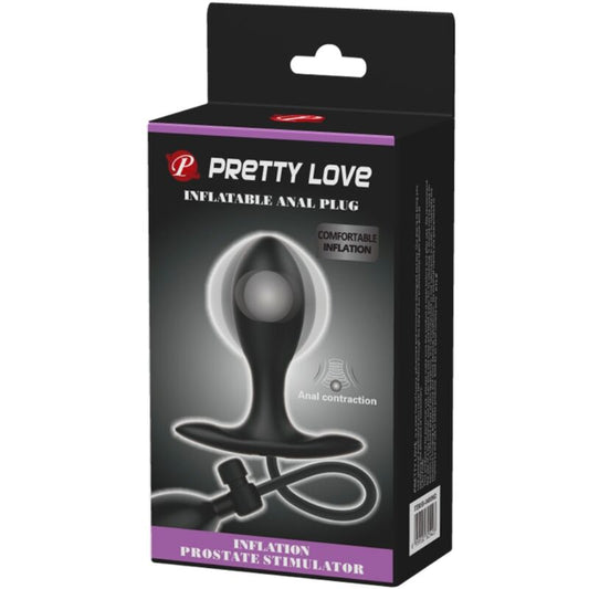 PRETTY LOVE - NAFUKOVACÍ ANÁLNÍ KOlík ČERNÝ
