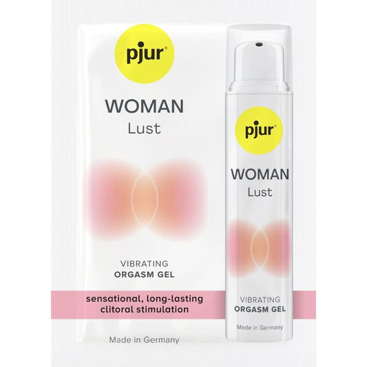 PJUR - WOMAN LUST VIBRAČNÍ GEL JEDNODUCHÁ DÁVKA PRO ORGASMUS 1,5 ML