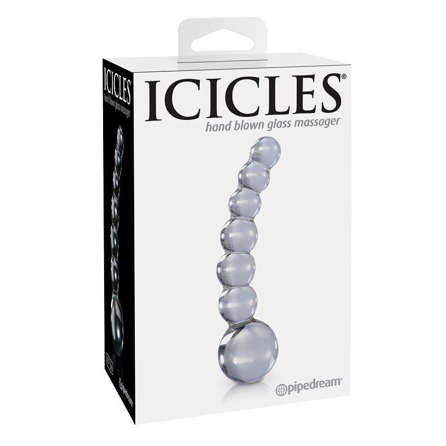 ICICLES - Č. 66 TRANSPARENTNÍ MASÁŽNÍ PŘÍSTROJ