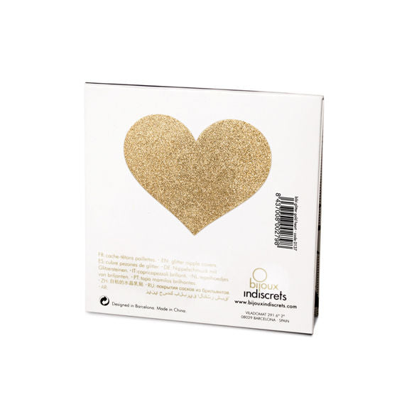 BIJOUX - KRYTY NA BRADAVKY INDISCRETS FLASH GOLDEN HEART