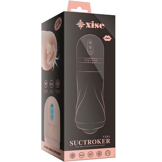 XTIS - SUCTROKER V2.0 I ÚSTNÍ MASTURBÁTOR S VIBRACEMI