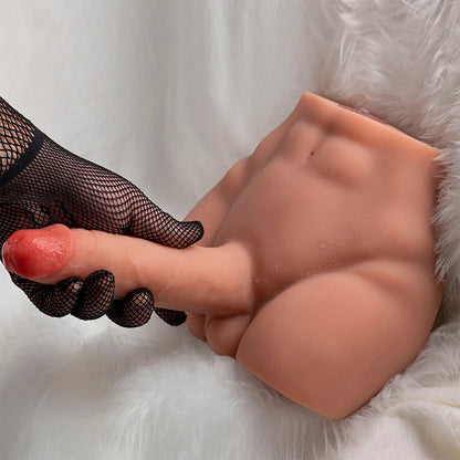 XISE - PEEL DILDO ASS REALISTIC DILDO MASTURBATOR FRONT POSITION WITH THRUSTING 17.5 CM