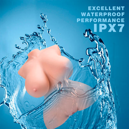 XISE - TINY THRUSTING REALISTIC TORSO WITH FEMALE VIBRATION 40 CM