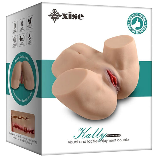 XTIS - KALLY REALISTICKÝ MULTIPOZICOVÝ MASTURBÁTOR NA VAGÍNU A ŘŤ