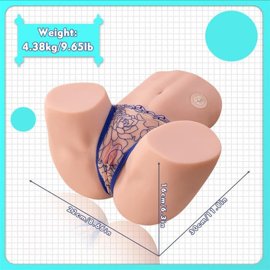 XTIS - MAYA SÁNÍ REALISTICKÝ MASTURBÁTOR NA VAGÍNU A ANÁL S VIBRACEMI A SÁNÍM 4,5 KG
