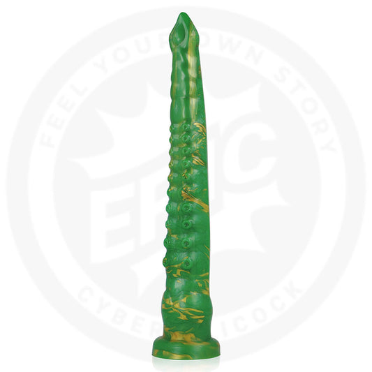 EPICKÉ - DILDO HYLOS ZELENÝ BLESK