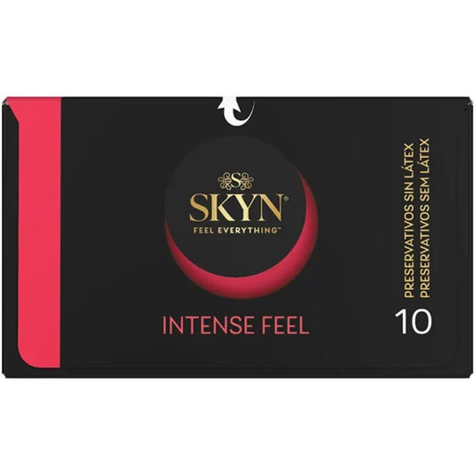 SKYN - KONDOM S INTENZIVNÍM POCITEM A VLNITÝM DIZAJNEM, 10 KS