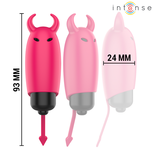 INTENSE - ŠARLATOVÁ VIBROVACÍ KULKA ČERVENÝ DÉMON 9,3 X 2,4 CM