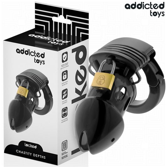 ZÁVISLOSTI TOYS LOCKED - KLÍCE NA PENIS S HLOUBKOU CUDNOSTI 7,5 CM