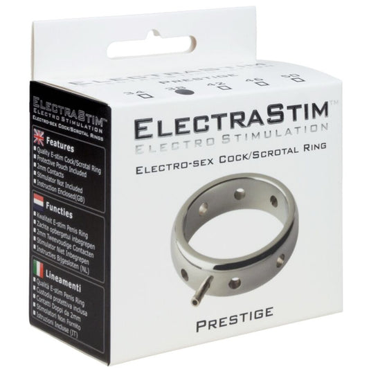 ELECTRASTIM - PRESTIGE ELECTROMAGNETIC METAL PENIS RING 46 MM