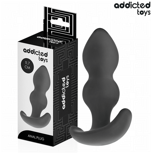 ADDICTED TOYS - SILIKONOVÝ ANÁLNÍ KOlík VELIKOST L 11,7 CM