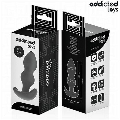 ADDICTED TOYS - ANAL PLUG SILICONE SIZE L 11.7 CM