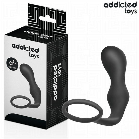 ADDICTED TOYS - ANÁLNÍ KOlík se silikonovým kroužkem model 3