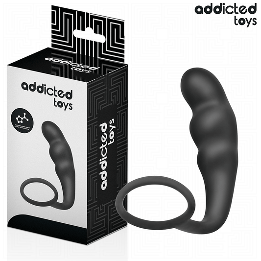ADDICTED TOYS - ANÁLNÍ KOlík se silikonovým kroužkem model 4