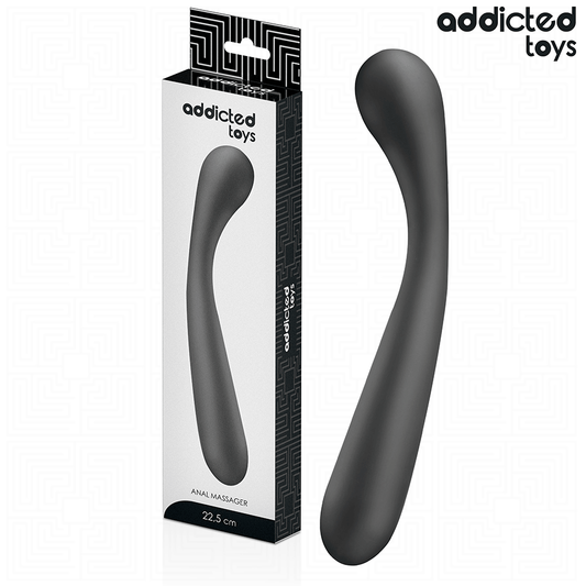 ADDICTED TOYS - DVOJITÝ ANÁLNÍ MASÁŽNÍ NÁSTAVEC Z SILIKONU 22,5 CM