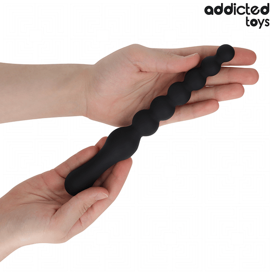 ADDICTED TOYS - DVOJITÝ ANÁLNÍ MASÁŽER SILIKONOVÝ 24 CM