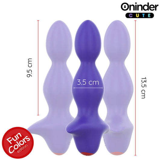 ONINDER CUTE - LOVE BUTT VIBRAČNÍ ANÁLNÍ ZÁTKA DILATÁTOR - BEZPLATNÁ CELOSVĚTOVÁ APLIKACE