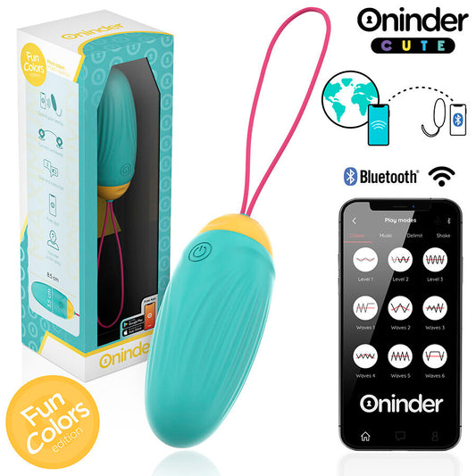 ONINDER CUTE - VIBRO-ROTOVACÍ SILIKONOVÉ VAJÍČKO S DRAHOKAMEM PRO LÁSKU A POTĚŠENÍ - BEZPLATNÁ CELOSVĚTOVÁ APLIKACE